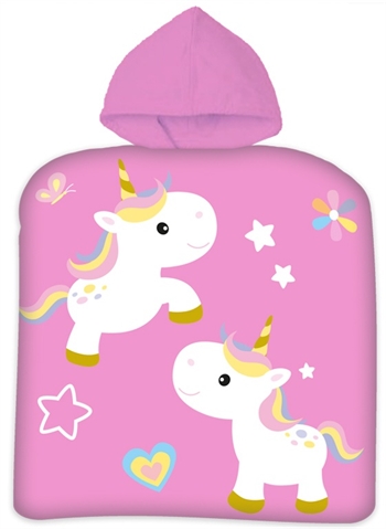 Badeponcho - Kinderhandtuch - Einhorn - 50x100 cm - 100 % Baumwolle