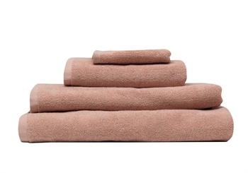 Badetuch - 70x140 cm - Sanftes Rosa - 100% ökologischer Baumwolle - Frotteehandtuch von Høie