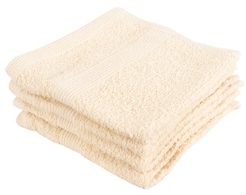 Waschlappen - 30x30 cm - 4er-Pack - Creme - 100% Baumwolle - Waschlappen von By Borg