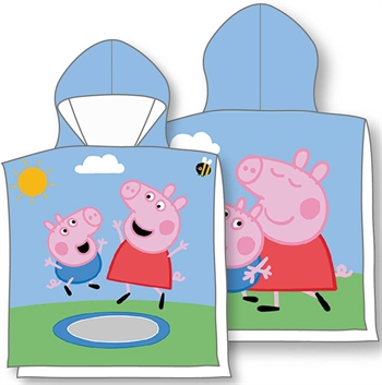 Peppa Wutz Badeponcho - Kinderhandtuch - Peppa Wutz - 100 % Baumwolle