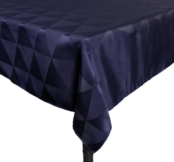 Tischdecke - Blau - Jacquard-Tischdecke mit Muster - 140x240 cm