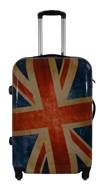 Koffer - Hardcase-Koffer - Größe Mittelgroß - Koffer mit Motiv - Union Jack - Exklusiver leichter Reisekoffer