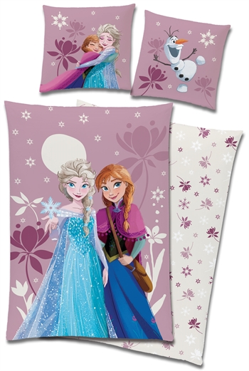 Frozen 2 Bettwäsche - 140 x 200 cm - Anna und Elsa - Bettwäsche-Set aus 100 % Baumwolle Frozen