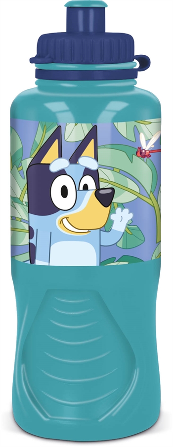 Bluey Trinkflasche - Trinkflasche mit Trinkverschluss für Kinder - Bluey und Bingo