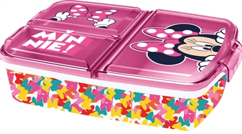 Disney Brotdose - Brotdose mit 3 Fächern für Kinder - Disney Minnie Mouse