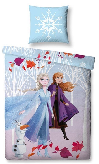 Frozen Junior-Bettwäsche 100x140 cm - Frozen Junior-Bettwäsche-Set - 100 % Baumwolle