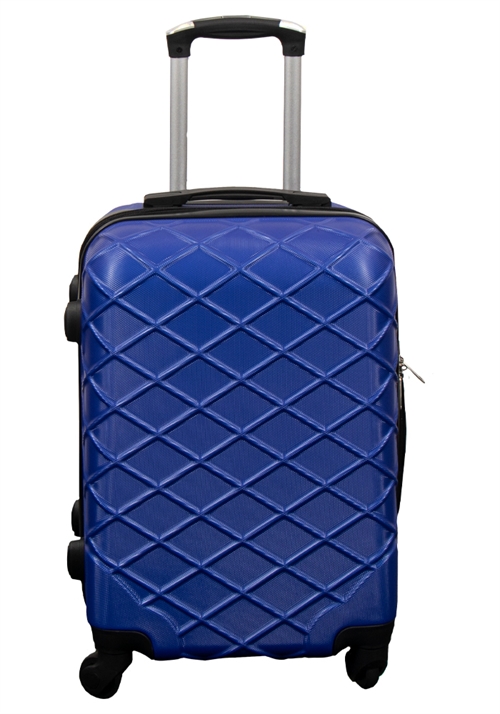 Kabinenkoffer - leichter Hardcase-Koffer - Größe klein - Gestreift blau