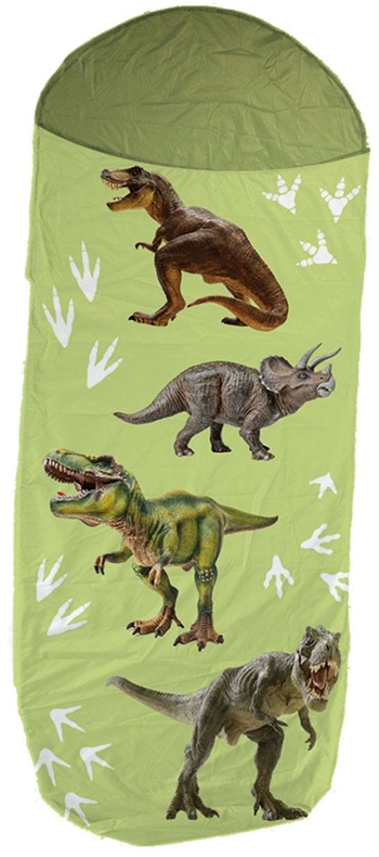 Kinderschlafsack - Mit Dinosaurier-Aufdruck - 70 x 140 cm - wasserabweisend