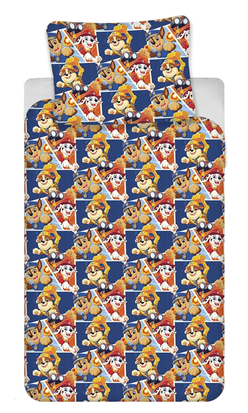 Bettwäsche für Babys 70 x 100 cm - Paw Patrol - Marshall, Chase und Rubble - Bettwäsche-Set aus 100 % Baumwolle