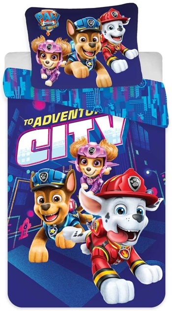 Paw Patrol Bettwäsche - 150 x 210 cm - Bettwäsche-Set mit 2-in-1-Design - 100 % Baumwolle